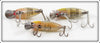Heddon Yellow Shore River Runt Lot Of Three