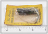 Arbogast Black Fly Rod Hula Popper On Card