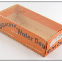 Bomber Black Back White Belly Silver Speckle Water Dog In Box