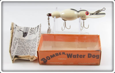 Bomber Smoke Water Dog Lure In Purple Silver Speckle Box 