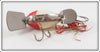 Arbogast Red Head White Hula Diver