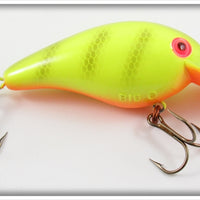 Vintage Cordell Chartreuse & Black Scale Big O Lure