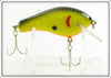 Vintage Bagley Black On Chartreuse Killer B Lure