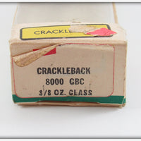Heddon Green & Black Crackleback GBC Crackleback In Box