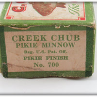 Creek Chub Pikie Finish Pikie Minnow Empty End Label Box