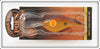 Vintage Poe's Brown Scale Super Cedar Series 400 Lure On Card