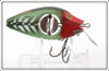 Vintage Uniline Mfg Corp Green White Ribs Spinno Minno Lure