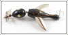 D A Lures Black With Gold Swirls Bird In Wood Box