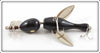 D A Lures Black With Gold Swirls Bird In Wood Box