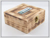 D A Lures Black With Gold Swirls Bird In Wood Box