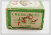 Creek Chub Natural Pikie Baby Jointed Pikie Empty End Label Box