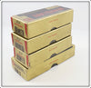 L&S MirroLure Lot Of Four Empty Boxes