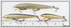 Rebel Floating Minnow Lot Of Three In Boxes