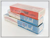 Rebel Floating Minnow Lot Of Three In Boxes