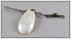 Vintage Mother Of Pearl Or Shell Fluted Spinner Lure