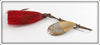 W. T. J. Lowe Brass & Nickel Hammered Spinner Lure # 4