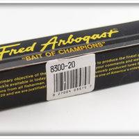 Fred Arbogast Silver Scale Snooker In Box
