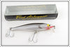 Vintage Arbogast Silver Scale Snooker Lure In Box