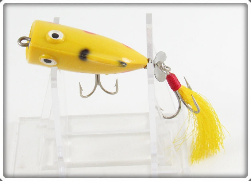 Vintage Bayou Boogie Whopper Stopper, 1/4oz Yellow fishing lure #8831