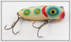 Vintage South Bend White Blue Spots Spin Oreno Lure
