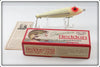 Heddon White Shore Centennial Edition Zaragossa Lure In Box