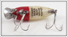 Heddon Red Head White River Runt In Box