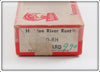 Heddon Red Head White River Runt In Box
