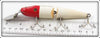 Creek Chub Red Head White Deep Diving Jointed Pikie