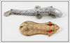 Vintage Herter's Indian Mouse & Snake Tail Lure Pair