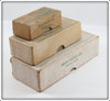 Helin Flatfish Lot Of Four With Three Boxes