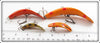 Helin Flatfish Lot Of Four With Three Boxes