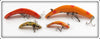 Helin Flatfish Lot Of Four With Three Boxes