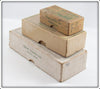 Helin Flatfish Lot Of Four With Three Boxes
