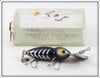 Whopper Stopper Black White Ribs Hellbender Lure In Box