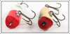 Heddon Red Head Shiner & Perch Baby Lucky 13 Pair