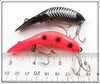 Heddon Spotted Redhorse & Black Shore Tadpolly Spook Pair