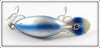 Heddon Nickel Plate Blue Shiner Tadpolly Spook In Research Box