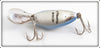 Heddon Nickel Plate Blue Shiner Tadpolly Spook In Research Box