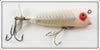 Vintage Heddon White Shore Darting Zara Lure