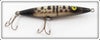 Vintage Heddon Black & Silver Dying Quiver Lure