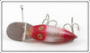 Heddon Fish Flash Silver & Red Go Deeper River Runt