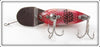 Heddon Fish Flash Silver & Red Go Deeper River Runt