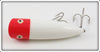 Heddon Red Head White Chugger Spook