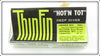 Storm Yellow Herringbone Thin Fin Hot N Tot In Box