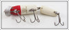 Heddon Red Head White Wood Jointed Vamp
