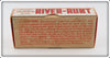 Heddon Red & White Shore Minnow River Runt Empty Box