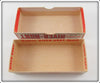 Heddon Red & White Shore Minnow River Runt Empty Box