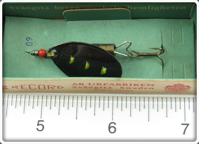 Vintage Abu Record Svangsta Sweden Spinner Lure In Box For Sale Vintage Abu Record Svangsta Sweden Spinner Lure In Box For Sale