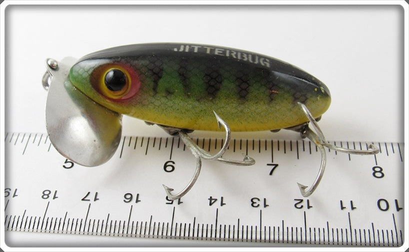 Vintage Fred Arbogast Perch Jitterbug Lure For Sale