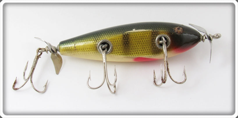 Vintage Creek Chub Perch Injured Minnow Lure For Sale